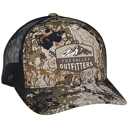Yupoong Veil Camo Trucker Cap Main Image