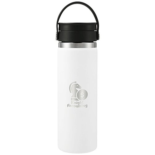 Hydro Flask Wide Mouth with Flex Sip Lid - 20 oz. - Laser Engraved Main Image