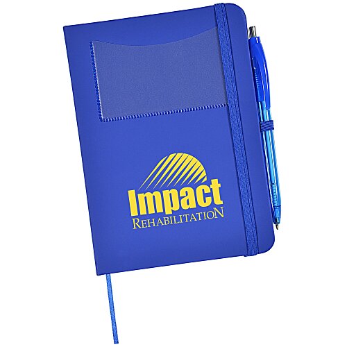 Edison Business Card Notebook with Pen Main Image