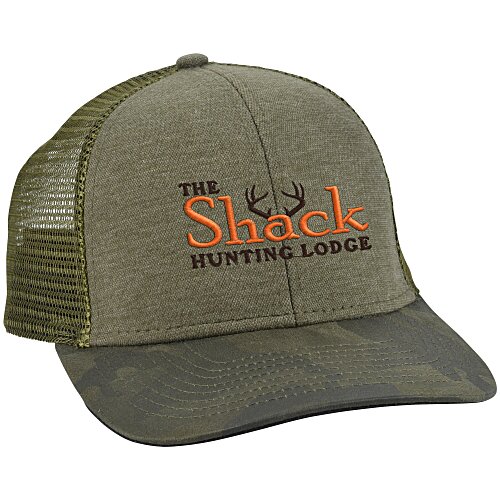 DRI DUCK Pique CamoTrucker Cap Main Image