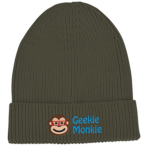Atlantis Fine Rib Knit Cuff Beanie Main Image