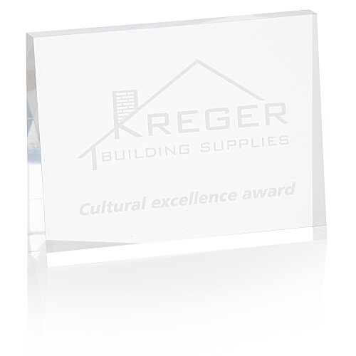 Wedge Acrylic Paperweight Main Image