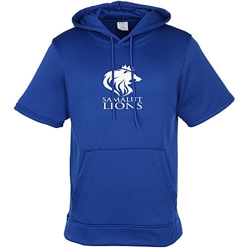 Wicking Fleece Short Sleeve Hoodie Main Image