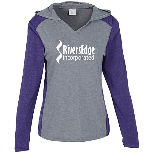 Gameday Vintage Hooded LS Tri-Blend T-Shirt - Ladies' Main Image
