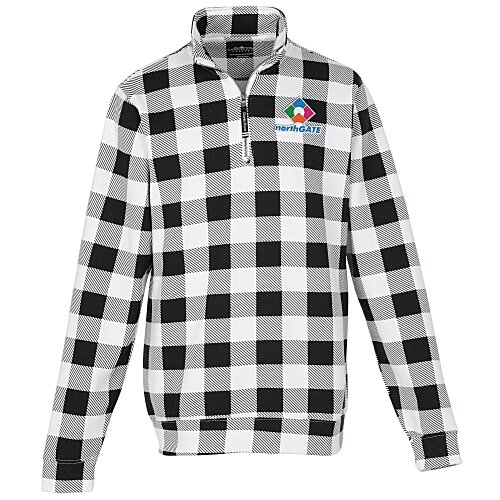 Crosswind Printed 1/4-Zip Sweatshirt Main Image
