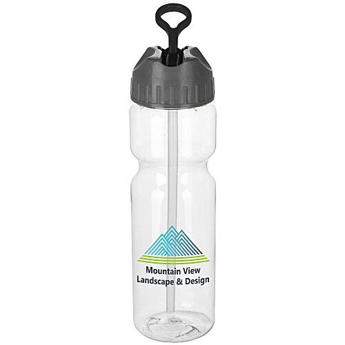 Clear Impact Olympian Bottle with Sport Lid - 28 oz. - Full Color Main Image
