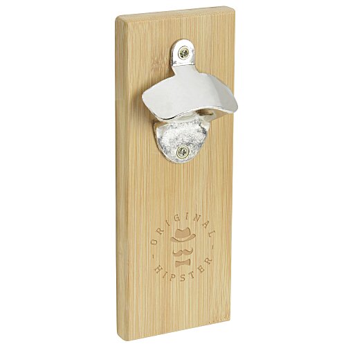Bamboo Wall Bottle Opener Main Image