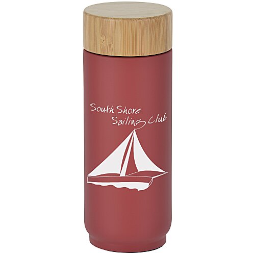 Tigard Vacuum Bottle with Bamboo Lid - 16 ounces Main Image