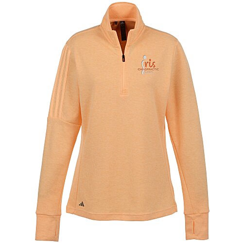 adidas 3-Stripes 1/4-Zip Pullover - Ladies' Main Image