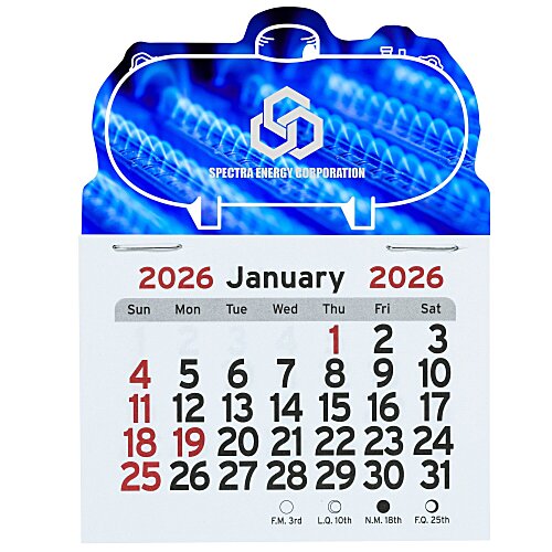 Peel-N-Stick Calendar - Propane Tank Main Image