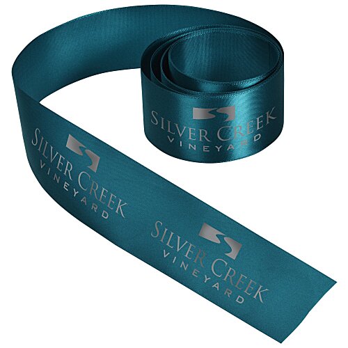 Imprinted Soft Polyester Ribbon - 1 1/2 inches Main Image