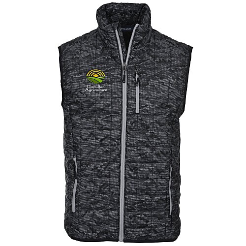 Cutter & Buck Rainier Primaloft Insulated Printed Puffer Vest - Men's Main Image