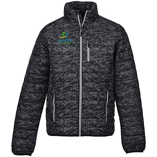 Cutter & Buck Rainier Primaloft Insulated Printed Puffer Jacket - Men's Main Image