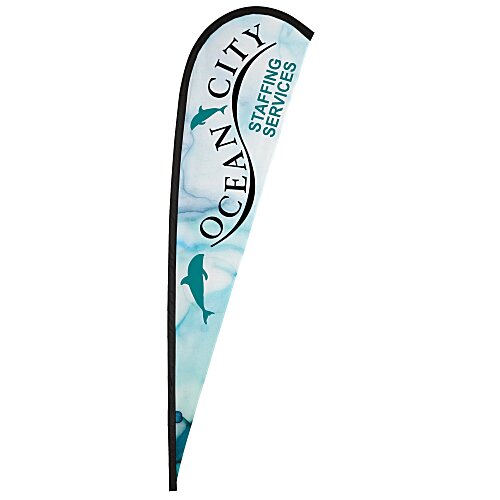 Elite Nylon Sail Sign - 11' - One Sided - Replacement Graphic Main Image