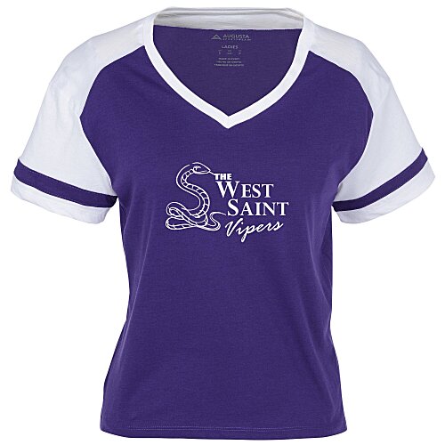 Augusta Sportswear Fan Favorite V-Neck T-Shirt - Ladies' Main Image