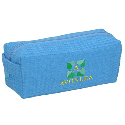 Waffle Weave Cosmetic Bag Main Image