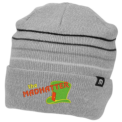 TravisMathew Multi-Stripe Cuffed Beanie Main Image