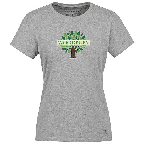 Life is Good Crusher Tee - Ladies' - Full Color Main Image