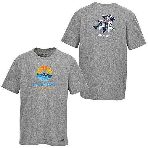 Life is Good Crusher Tee - Men's - Full Color - Colors - Adirondack Main Image