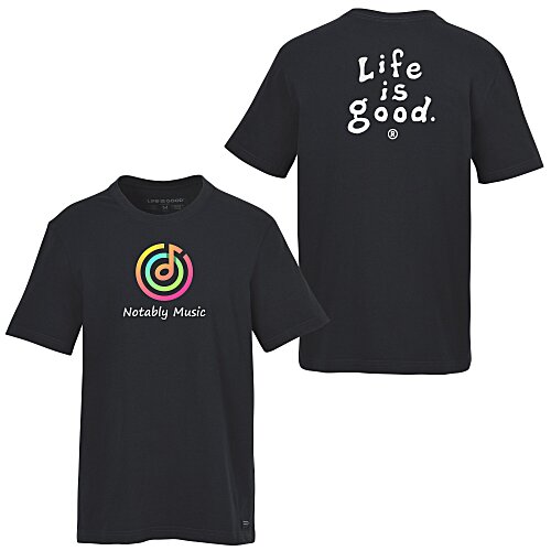 Life is Good Crusher Tee - Men's - Full Color - Colors - LIG Main Image