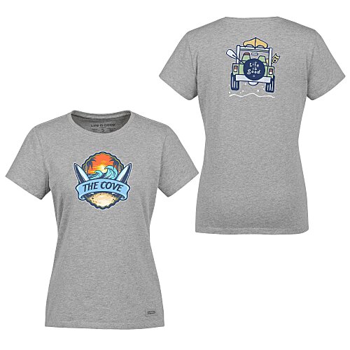 Life is Good Crusher Tee - Ladies' - Full Color - Colors - 4WD Main Image