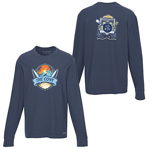 Life is Good Crusher Long Sleeve Tee - Men's - Full Color - 4WD Main Image