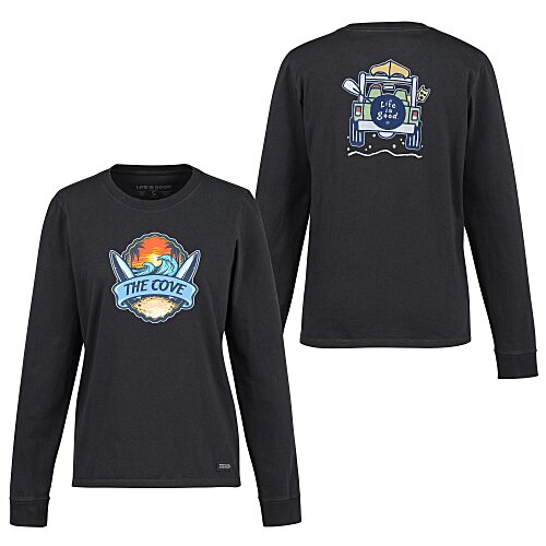 Life is Good Crusher Long Sleeve Tee - Ladies' - Full Color - 4WD Main Image