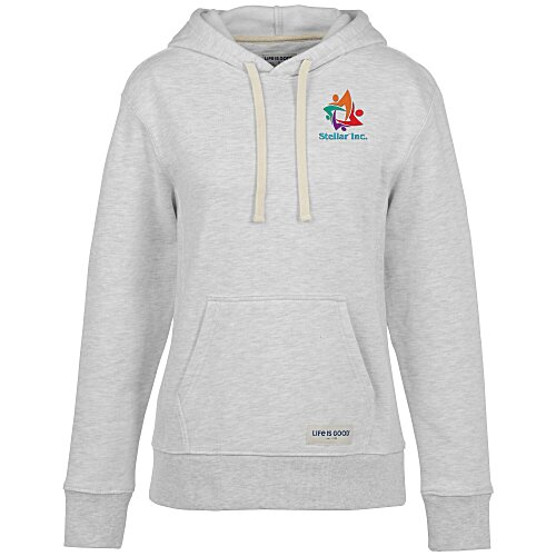 Life is Good Simply True Hoodie - Ladies' - Embroidered Main Image