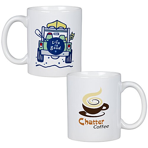 Life is Good Coffee Mug – 11 oz. - Full Color - 4WD Main Image