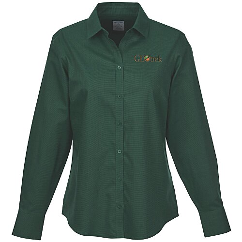 Brooks Brothers Wrinkle Free Stretch Nailhead Shirt - Ladies' Main Image