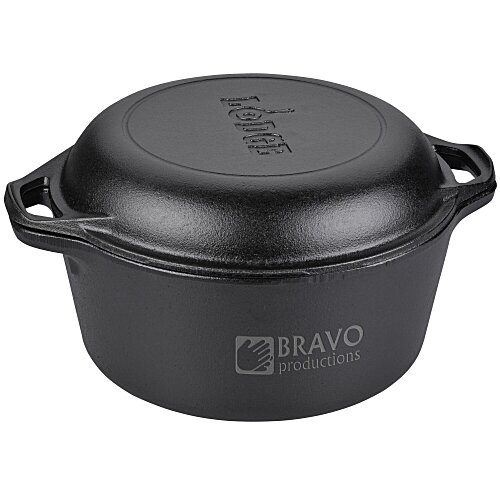 Lodge Cast Iron Double Dutch Oven - 5 Quart Main Image