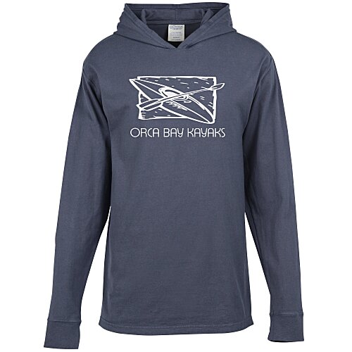 ComfortWash Jersey Hooded Long Sleeve T-Shirt Main Image