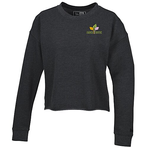 New Era Tri-Blend Cropped Crew Sweatshirt - Ladies' Main Image
