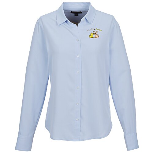 Brooks Brothers Full Button Satin Blouse Main Image