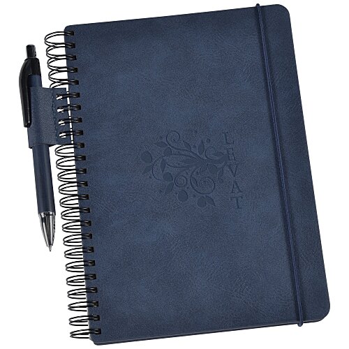 Preston Spiral Notebook with Pen Main Image