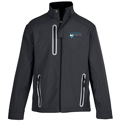 Cardiff Midweight Performance Melange Soft Shell Jacket - Men's Main Image
