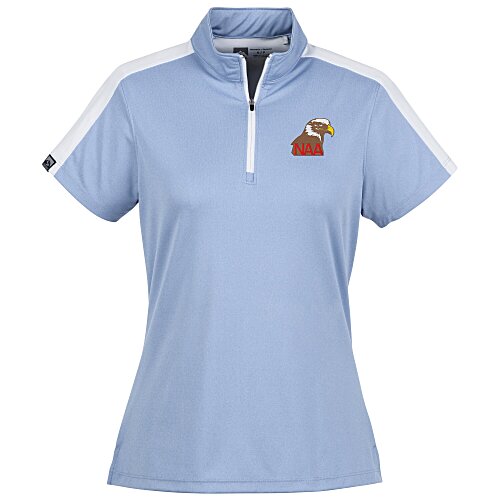 Storm Creek Activator Colorblock Zip Polo - Ladies' Main Image