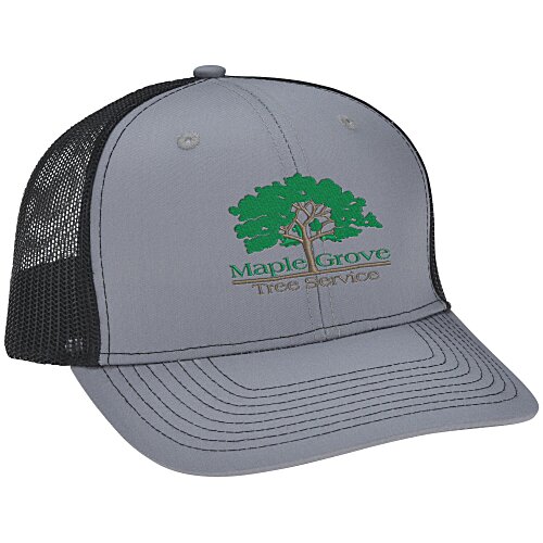 Crofton Snapback Trucker Cap - Embroidered Main Image