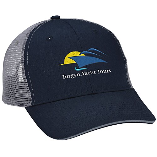 Roadster Sandwich Bill Trucker Cap - Embroidered Main Image