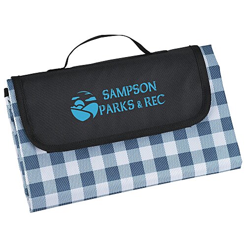 Gingham Fold Up Picnic Blanket Main Image