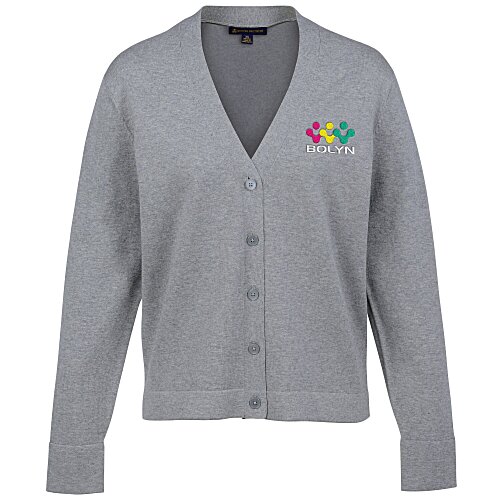 Brooks Brothers Cotton Blend Cardigan Sweater - Ladies' Main Image