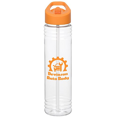 Clear Impact Adventure Bottle with Flip Straw Lid - 32 oz Main Image