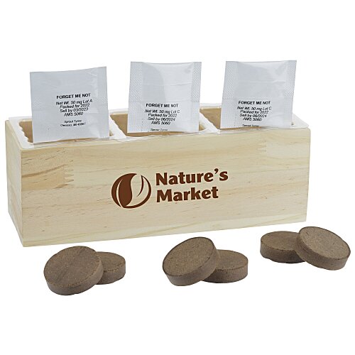 Triple Planter Grow Kit - Flowers Main Image