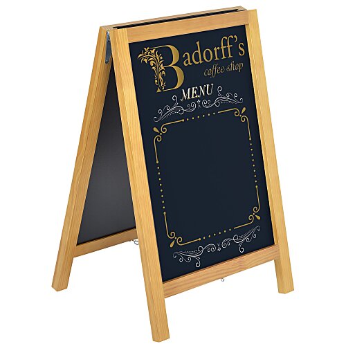 A-Frame Chalkboard - Pine Wood - 32-1/2" Main Image
