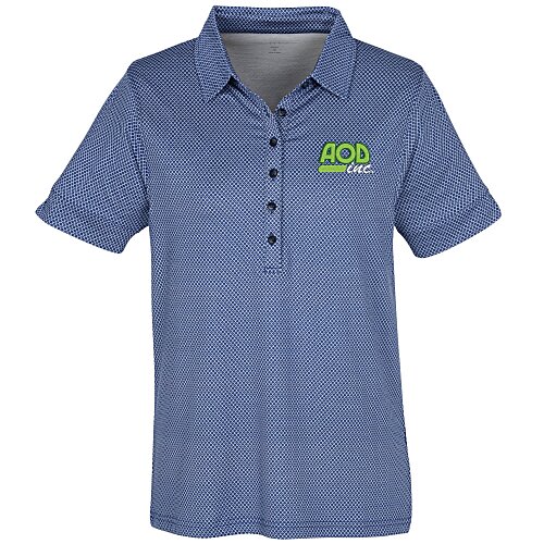 Vansport Pro Eagle Diamond Print Polo - Ladies' Main Image