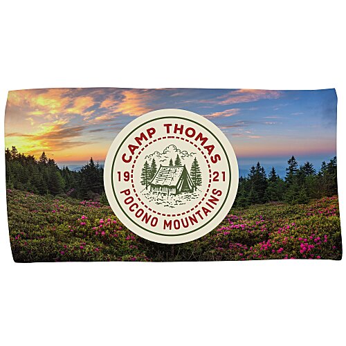 Full Color Ultra Thin Beach Towel Main Image
