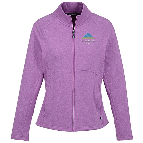 Cutter & Buck Adapt Knit Heather Full-Zip - Ladies' Main Image