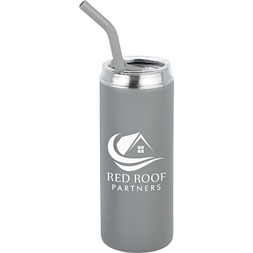 Can Vacuum Tumbler with Straw - 20 oz. Main Image