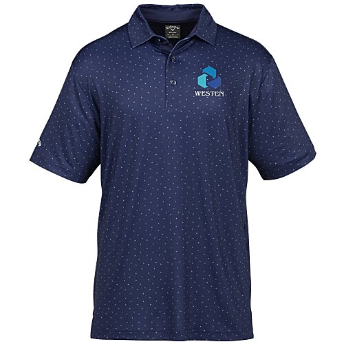 Callaway Micro Chev Print Polo Main Image
