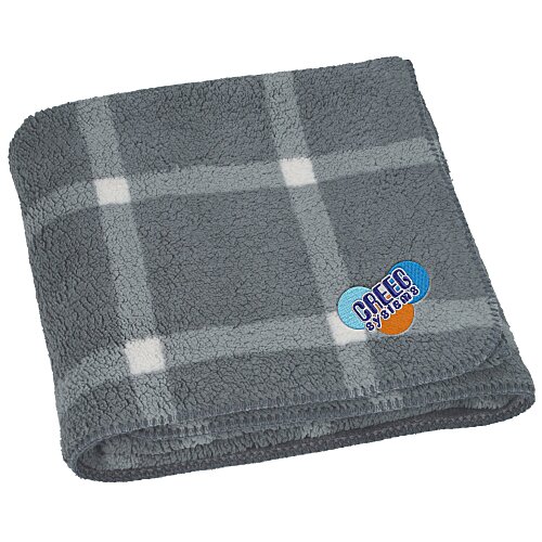 Double Sided Sherpa Plush Blanket Main Image